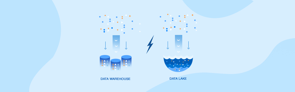 data warehouse vs data lakehouse