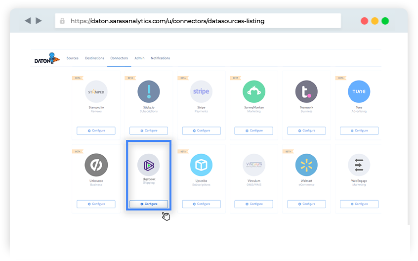 Shiprocket connector for etl/elt 