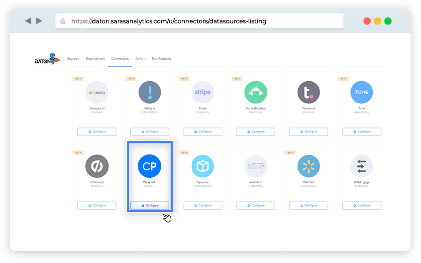 Clickpost connector for etl/elt